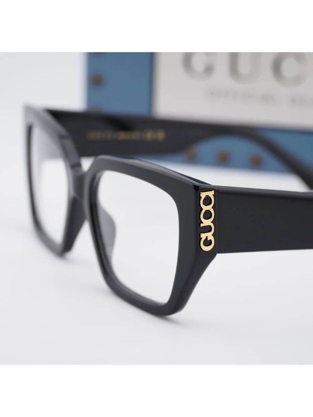 Gucci GG2042O 001 Square 53mm Eyeglasses - Black